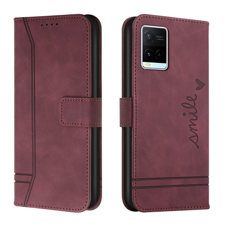 For vivo Y21 Retro Skin Feel Horizontal Flip Soft TPU + PU Leather Case