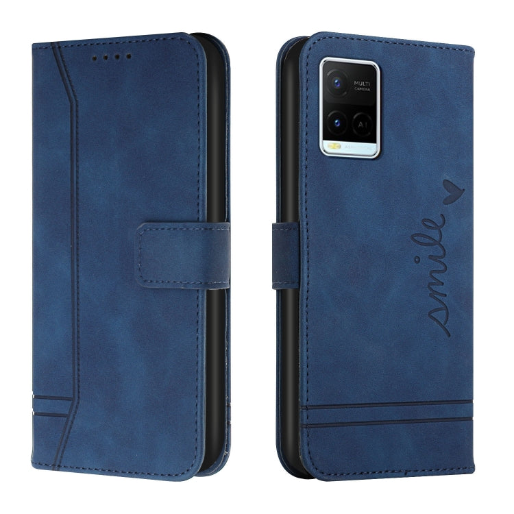 For vivo Y21 Retro Skin Feel Horizontal Flip Soft TPU + PU Leather Case
