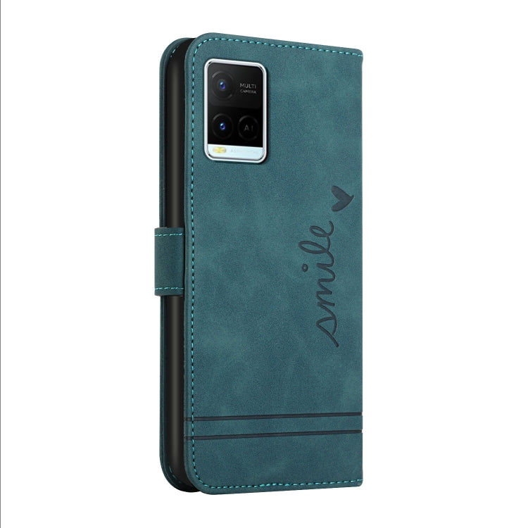 For vivo Y21 Retro Skin Feel Horizontal Flip Soft TPU + PU Leather Case