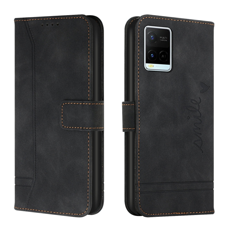 For vivo Y21(2021) / Y33s / Y21s Retro Skin Feel Horizontal Flip Soft TPU + PU Leather Case