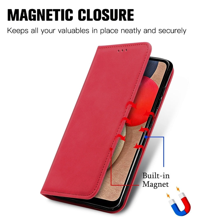 For Samsung Galaxy A03s 166mm Retro Skin Feel Magnetic Horizontal Flip Leather Case with Holder & Card Slots & Wallet & Photo Frame