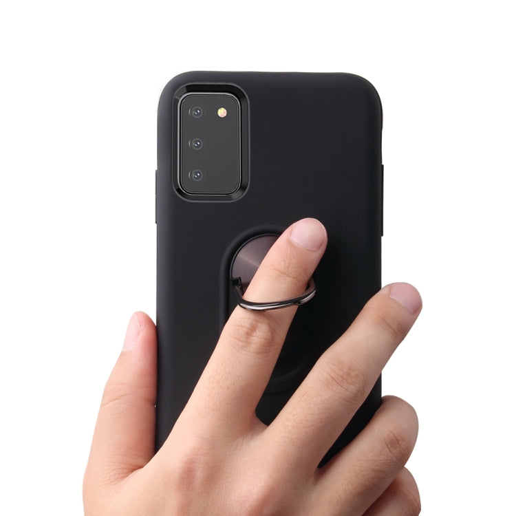 For Samsung Galaxy A03s 166mm 360 Rotary Multifunctional Stent PC+TPU Case with Magnetic Invisible Holder