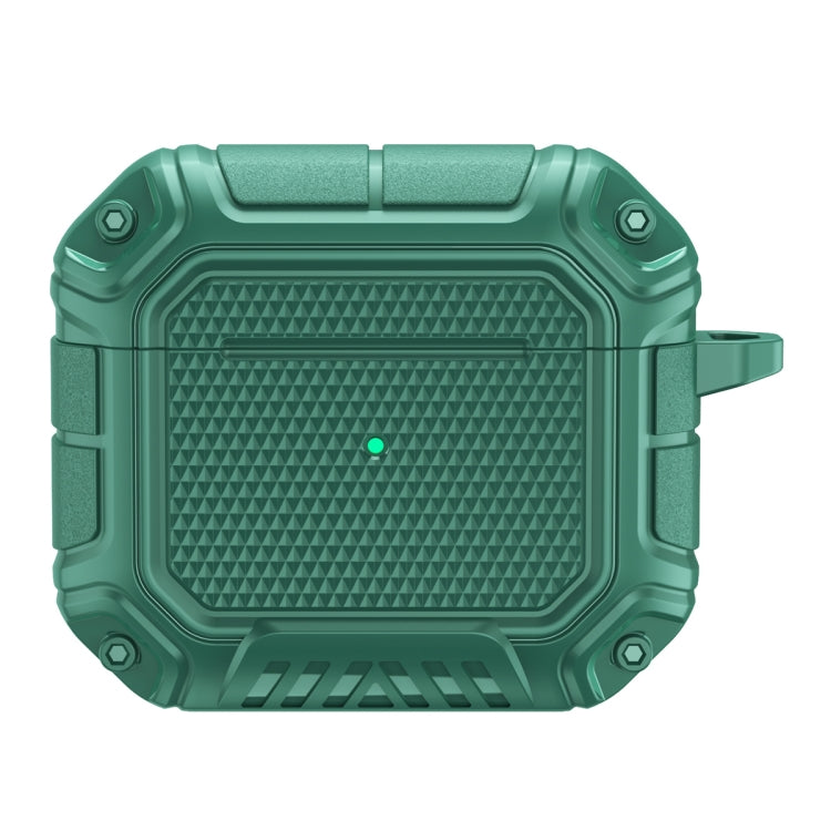 Diamond Shield Mecha TPU + PC Earphone Protective Case with Hook for AirPods 3