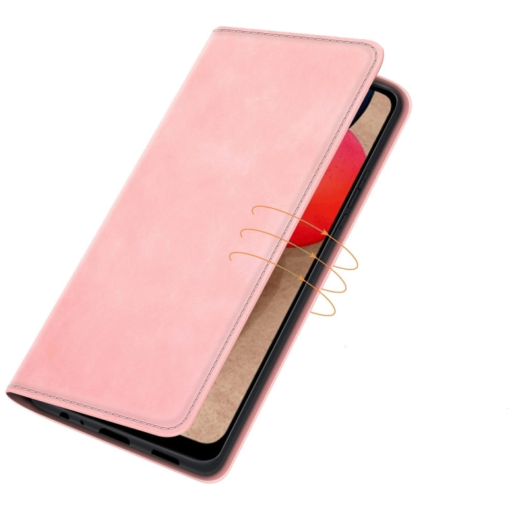 For Samsung Galaxy A03s 166mm Retro-skin Magnetic Suction Leather Case with Holder & Card Slots & Wallet