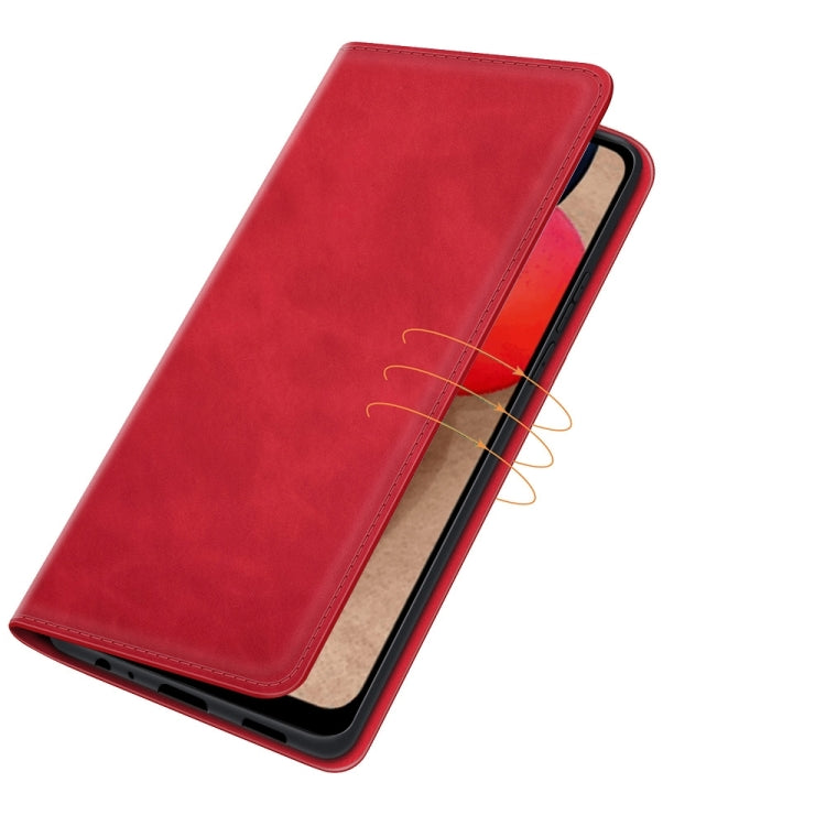 For Samsung Galaxy A03s 166mm Retro-skin Magnetic Suction Leather Case with Holder & Card Slots & Wallet