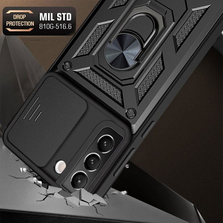 For Samaung Galaxy S22+ 5G Sliding Camera Cover Design TPU+PC Protective Case