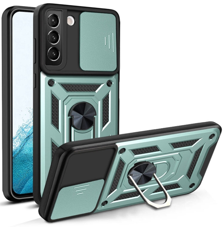 For Samaung Galaxy S22+ 5G Sliding Camera Cover Design TPU+PC Protective Case