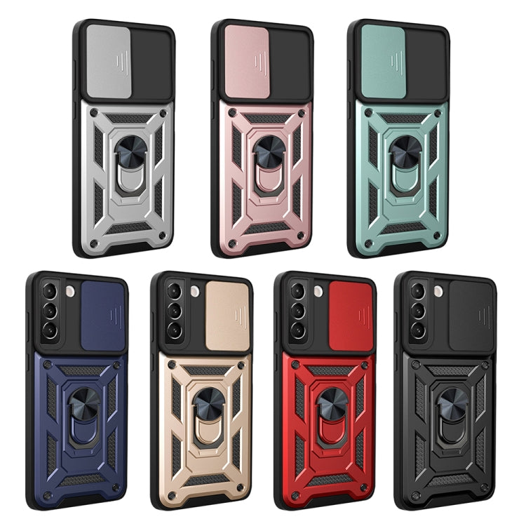 For Samaung Galaxy S22+ 5G Sliding Camera Cover Design TPU+PC Protective Case