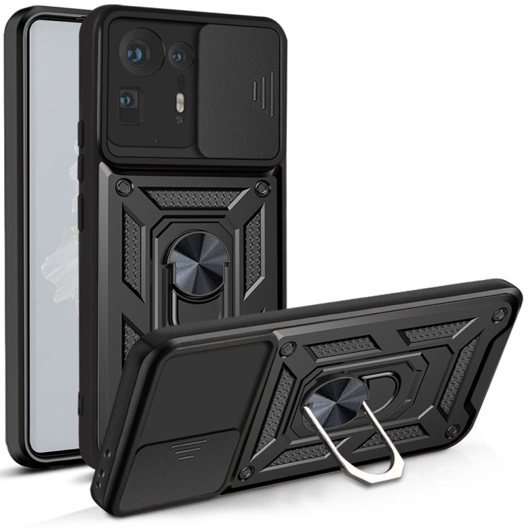 For Xiaomi Mix 4 Sliding Camera Cover Design TPU+PC Protective Case