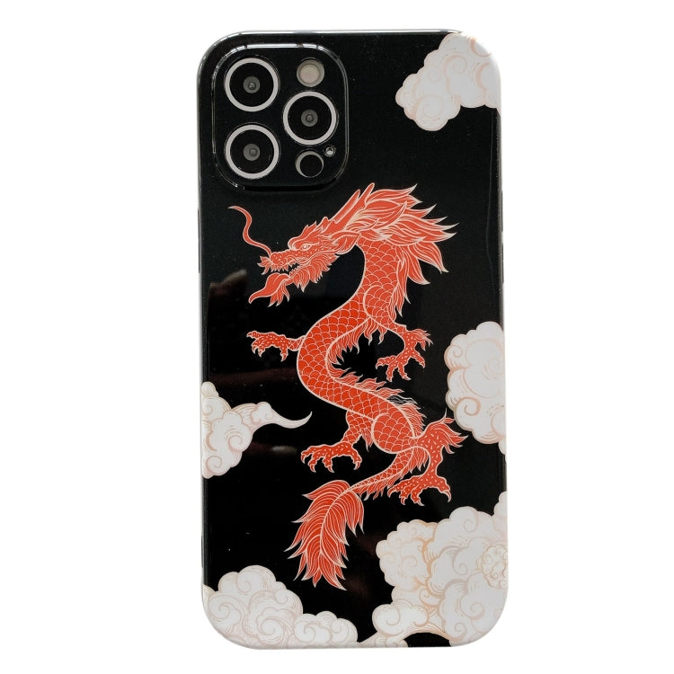 For iPhone 13 Pro Dragon Pattern IMD Protective Cover