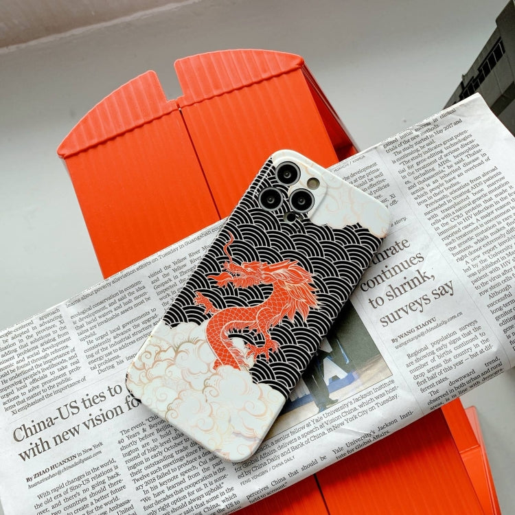 For iPhone 13 Pro Dragon Pattern IMD Protective Cover