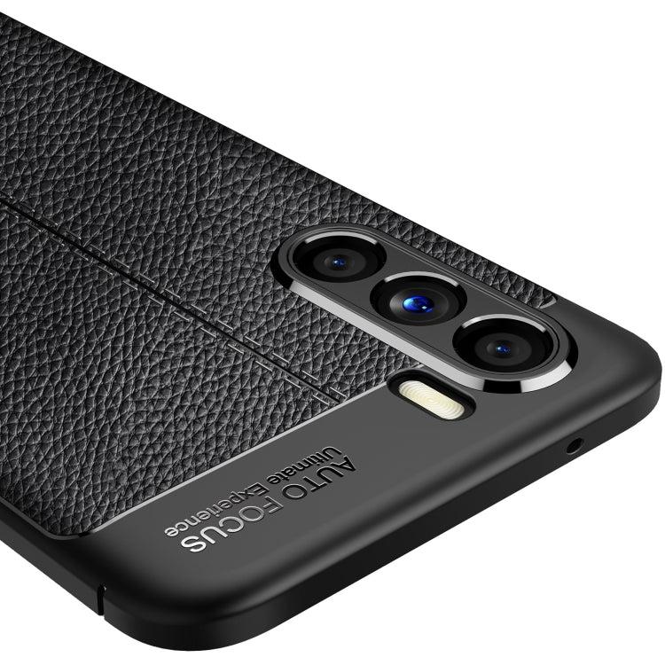 For OPPO K9 Pro Litchi Texture TPU Shockproof Case