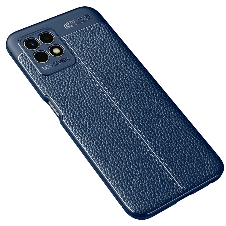 For OPPO Realme 8i Litchi Texture TPU Shockproof Case