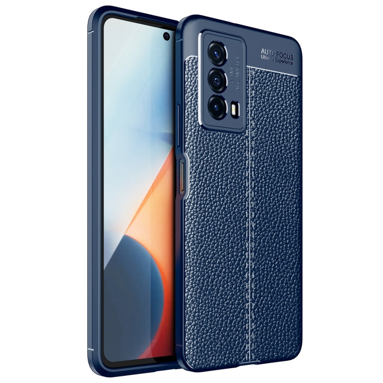 For vivo iQOO Z5 Litchi Texture TPU Shockproof Case