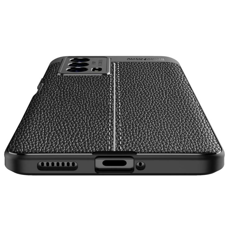 For vivo iQOO Z5 Litchi Texture TPU Shockproof Case