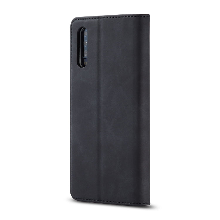 For Galaxy A70 LC.IMEEKE LC-002 Series Skin Hand Feeling PU + TPU Horizontal Flip Leather Case with Holder & Card Slot & Wallet