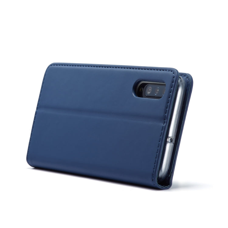 For Galaxy A70 LC.IMEEKE LC-002 Series Skin Hand Feeling PU + TPU Horizontal Flip Leather Case with Holder & Card Slot & Wallet