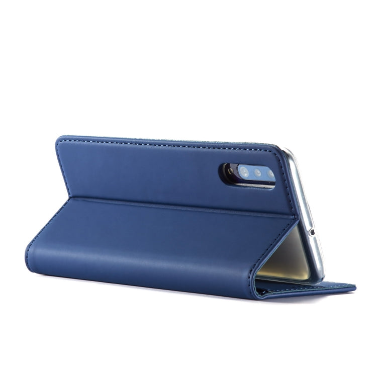 For Galaxy A70 LC.IMEEKE LC-002 Series Skin Hand Feeling PU + TPU Horizontal Flip Leather Case with Holder & Card Slot & Wallet