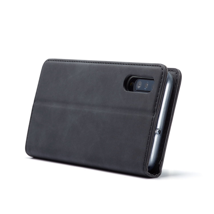 For Galaxy A50 LC.IMEEKE LC-002 Series Skin Hand Feeling PU + TPU Horizontal Flip Leather Case with Holder & Card Slot & Wallet