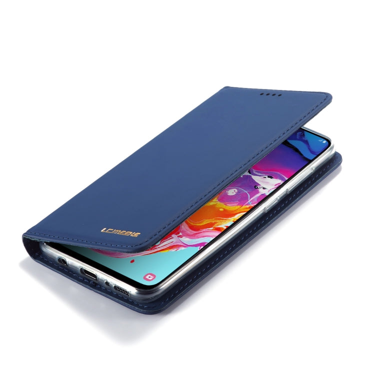 For Galaxy A50 LC.IMEEKE LC-002 Series Skin Hand Feeling PU + TPU Horizontal Flip Leather Case with Holder & Card Slot & Wallet