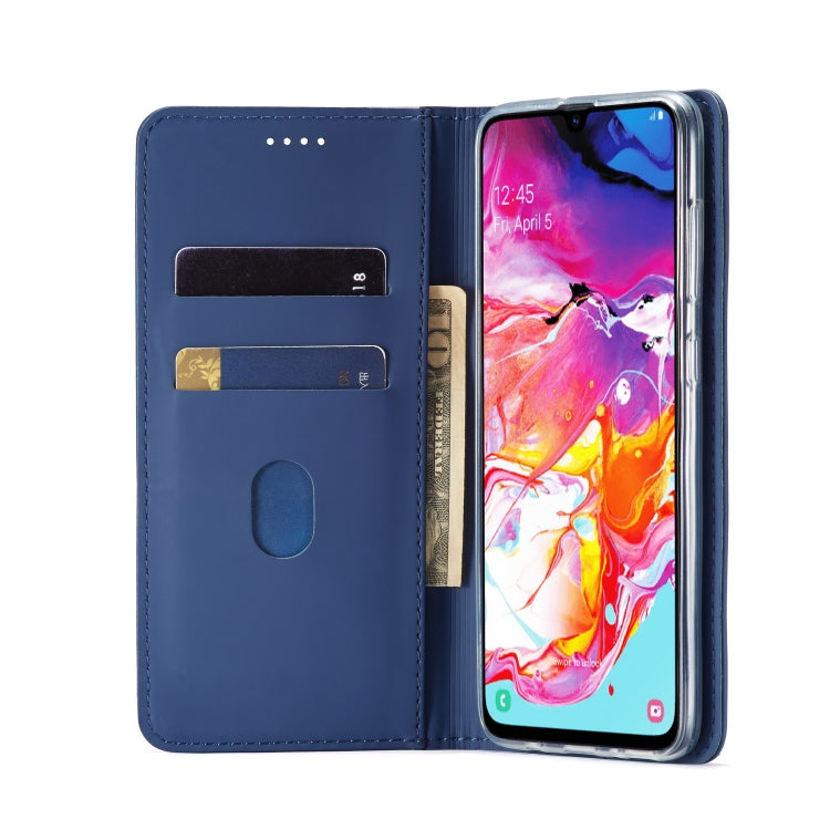 For Galaxy A50 LC.IMEEKE LC-002 Series Skin Hand Feeling PU + TPU Horizontal Flip Leather Case with Holder & Card Slot & Wallet