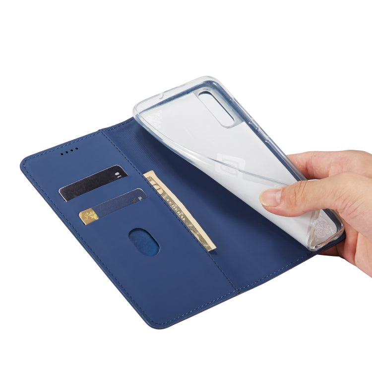 For Galaxy A50 LC.IMEEKE LC-002 Series Skin Hand Feeling PU + TPU Horizontal Flip Leather Case with Holder & Card Slot & Wallet
