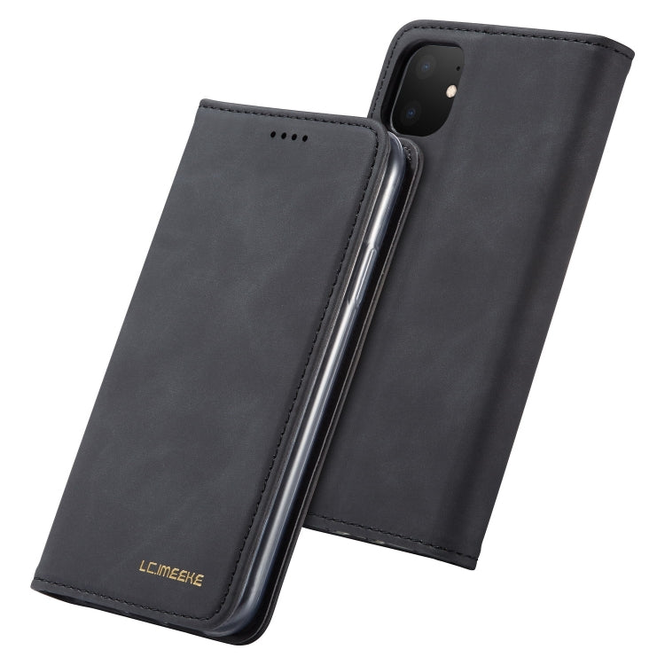 For iPhone 11 LC.IMEEKE LC-002 Series Skin Hand Feeling PU + TPU Horizontal Flip Leather Case with Holder & Card Slot & Wallet