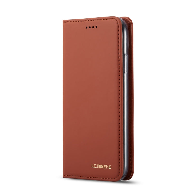For iPhone 11 LC.IMEEKE LC-002 Series Skin Hand Feeling PU + TPU Horizontal Flip Leather Case with Holder & Card Slot & Wallet
