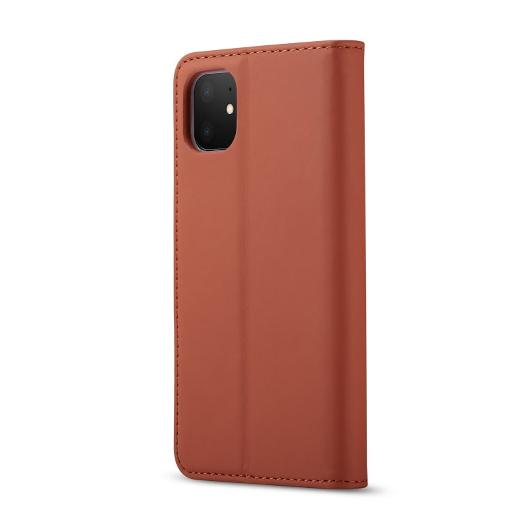 For iPhone 11 LC.IMEEKE LC-002 Series Skin Hand Feeling PU + TPU Horizontal Flip Leather Case with Holder & Card Slot & Wallet
