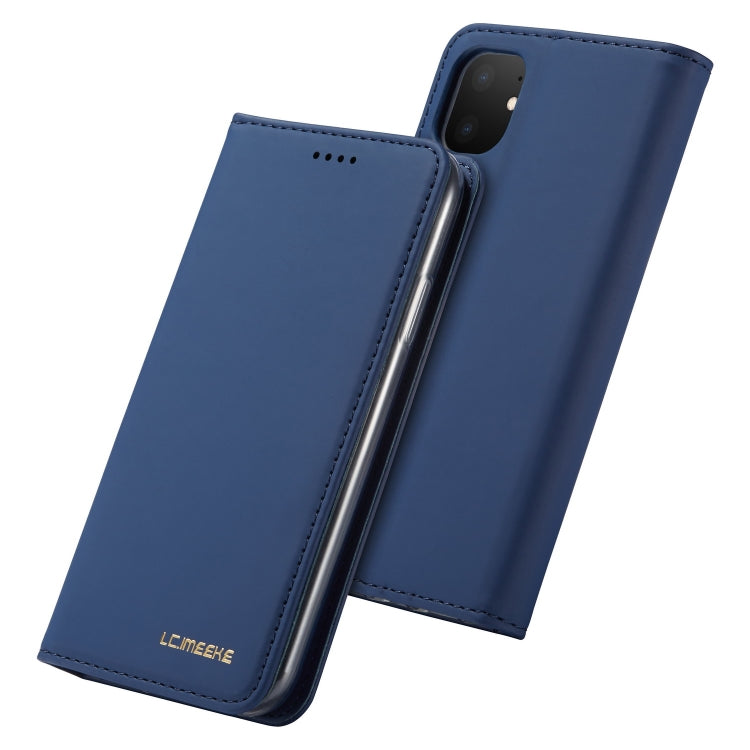For iPhone 11 LC.IMEEKE LC-002 Series Skin Hand Feeling PU + TPU Horizontal Flip Leather Case with Holder & Card Slot & Wallet