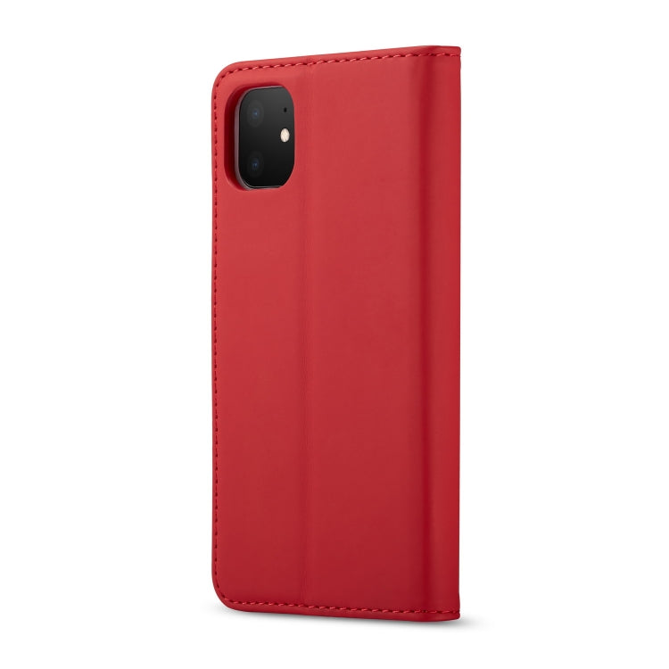 For iPhone 11 LC.IMEEKE LC-002 Series Skin Hand Feeling PU + TPU Horizontal Flip Leather Case with Holder & Card Slot & Wallet