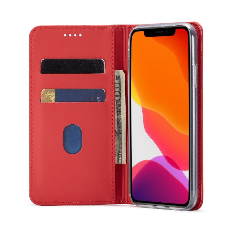 For iPhone 11 LC.IMEEKE LC-002 Series Skin Hand Feeling PU + TPU Horizontal Flip Leather Case with Holder & Card Slot & Wallet