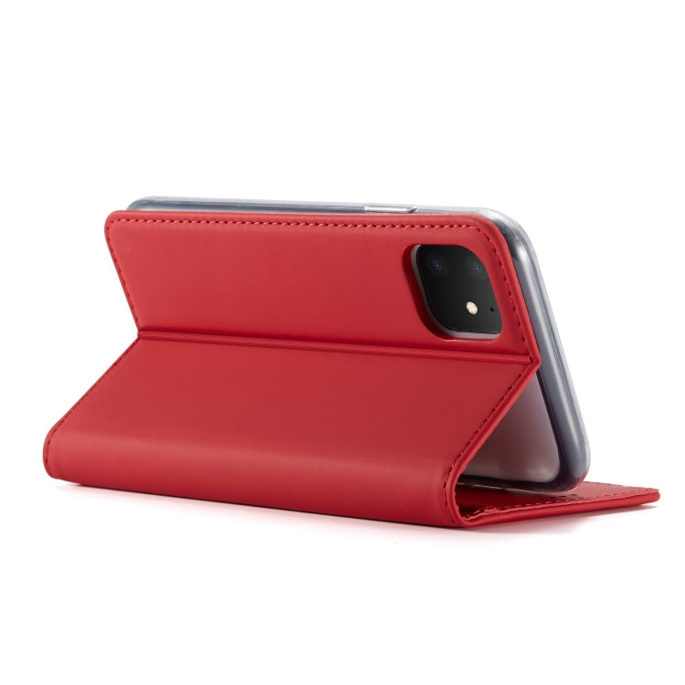 For iPhone 11 LC.IMEEKE LC-002 Series Skin Hand Feeling PU + TPU Horizontal Flip Leather Case with Holder & Card Slot & Wallet