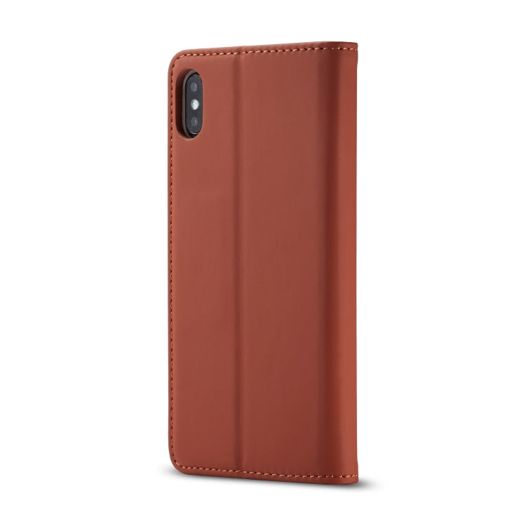 For iPhone X / XS LC.IMEEKE LC-002 Series Skin Hand Feeling PU + TPU Horizontal Flip Leather Case with Holder & Card Slot & Wallet