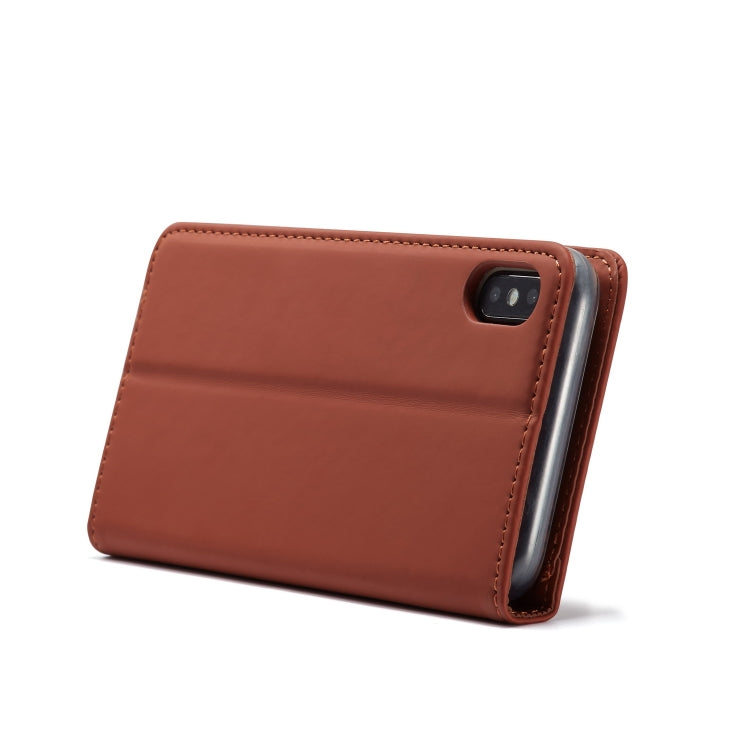 For iPhone XS Max LC.IMEEKE LC-002 Series Skin Hand Feeling PU + TPU Horizontal Flip Leather Case with Holder & Card Slot & Wallet