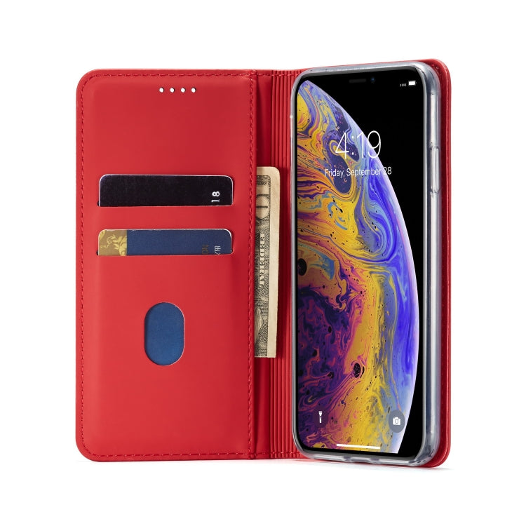 For iPhone XS Max LC.IMEEKE LC-002 Series Skin Hand Feeling PU + TPU Horizontal Flip Leather Case with Holder & Card Slot & Wallet