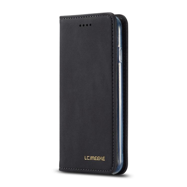For iPhone SE 2022 / SE 2020 / 8 / 7 LC.IMEEKE LC-002 Series Skin Hand Feeling PU + TPU Horizontal Flip Leather Case with Holder & Card Slot & Wallet