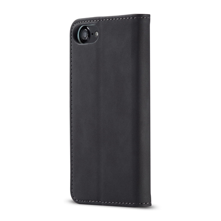 For iPhone SE 2022 / SE 2020 / 8 / 7 LC.IMEEKE LC-002 Series Skin Hand Feeling PU + TPU Horizontal Flip Leather Case with Holder & Card Slot & Wallet