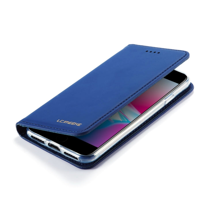 For iPhone SE 2022 / SE 2020 / 8 / 7 LC.IMEEKE LC-002 Series Skin Hand Feeling PU + TPU Horizontal Flip Leather Case with Holder & Card Slot & Wallet