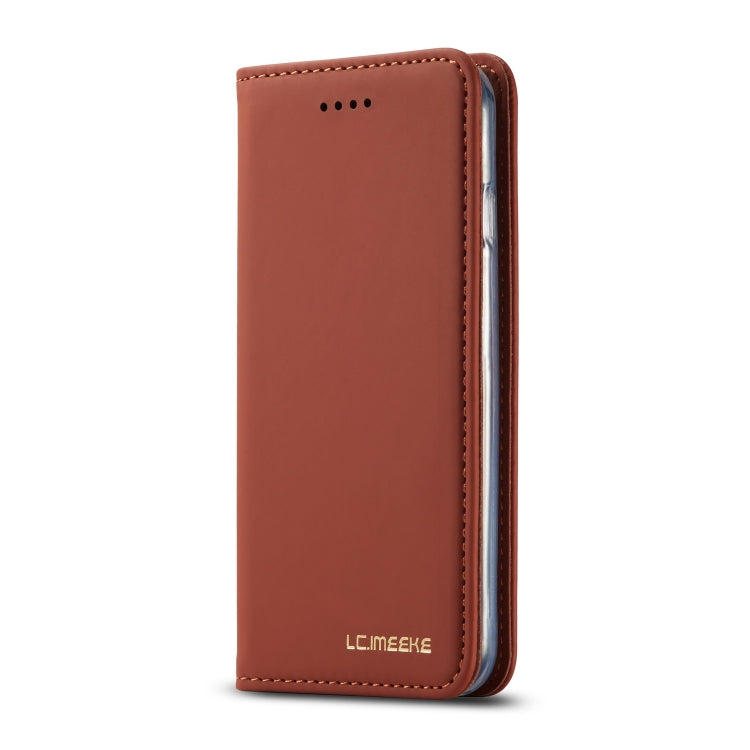 For iPhone 8 Plus / 7 Plus LC.IMEEKE LC-002 Series Skin Hand Feeling PU + TPU Horizontal Flip Leather Case with Holder & Card Slot & Wallet