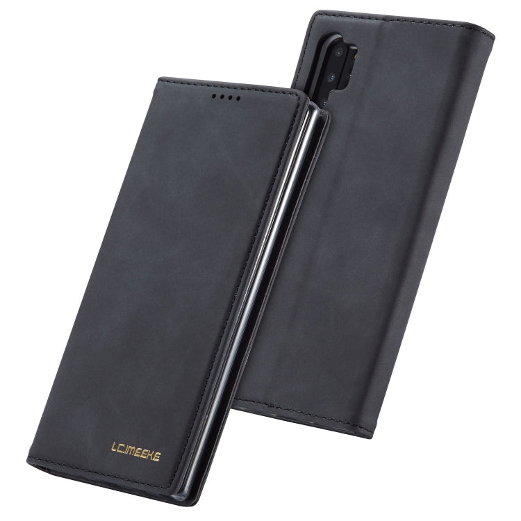 For Galaxy Note 10 Plus LC.IMEEKE LC-002 Series Skin Hand Feeling PU + TPU Horizontal Flip Leather Case with Holder & Card Slot & Wallet