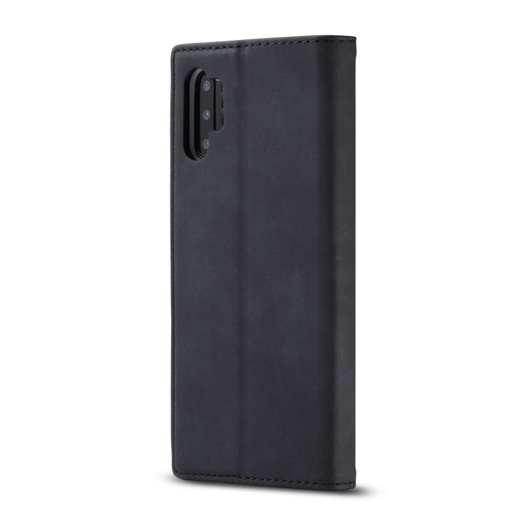 For Galaxy Note 10 Plus LC.IMEEKE LC-002 Series Skin Hand Feeling PU + TPU Horizontal Flip Leather Case with Holder & Card Slot & Wallet
