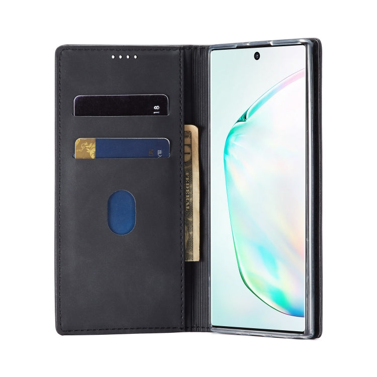 For Galaxy Note 10 Plus LC.IMEEKE LC-002 Series Skin Hand Feeling PU + TPU Horizontal Flip Leather Case with Holder & Card Slot & Wallet