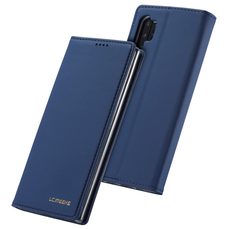 For Galaxy Note 10 Plus LC.IMEEKE LC-002 Series Skin Hand Feeling PU + TPU Horizontal Flip Leather Case with Holder & Card Slot & Wallet
