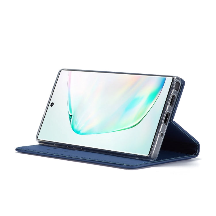 For Galaxy Note 10 Plus LC.IMEEKE LC-002 Series Skin Hand Feeling PU + TPU Horizontal Flip Leather Case with Holder & Card Slot & Wallet