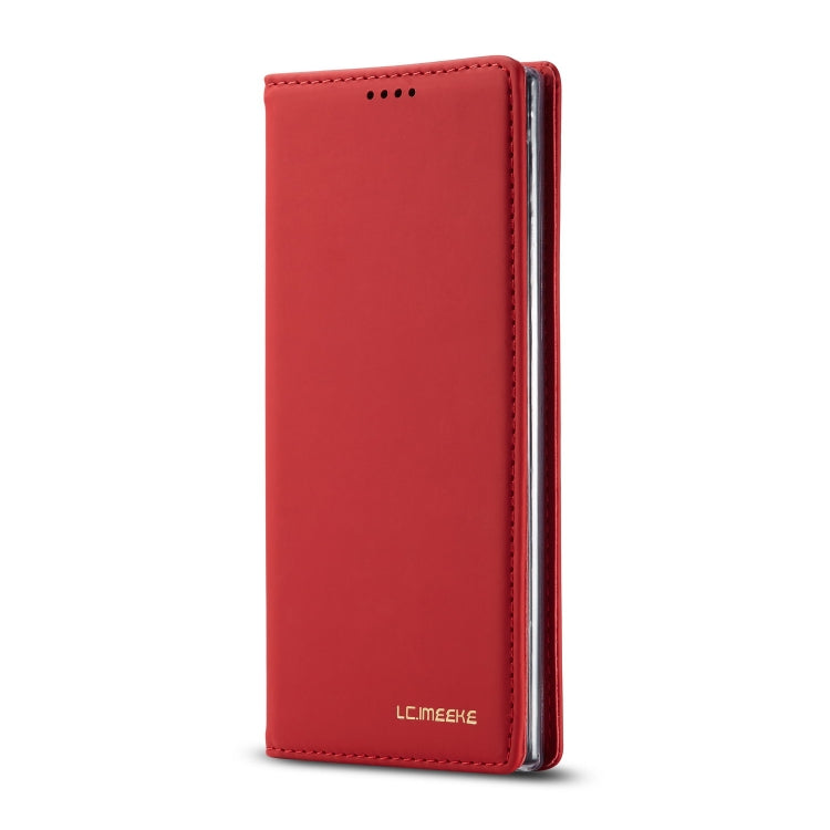 For Galaxy Note 10 Plus LC.IMEEKE LC-002 Series Skin Hand Feeling PU + TPU Horizontal Flip Leather Case with Holder & Card Slot & Wallet