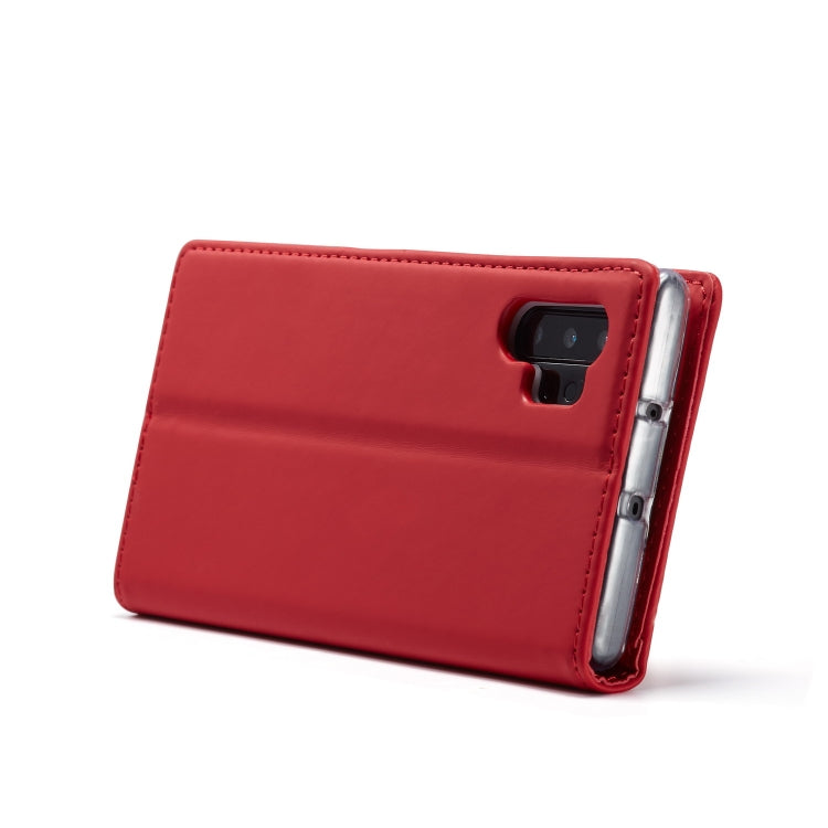 For Galaxy Note 10 Plus LC.IMEEKE LC-002 Series Skin Hand Feeling PU + TPU Horizontal Flip Leather Case with Holder & Card Slot & Wallet