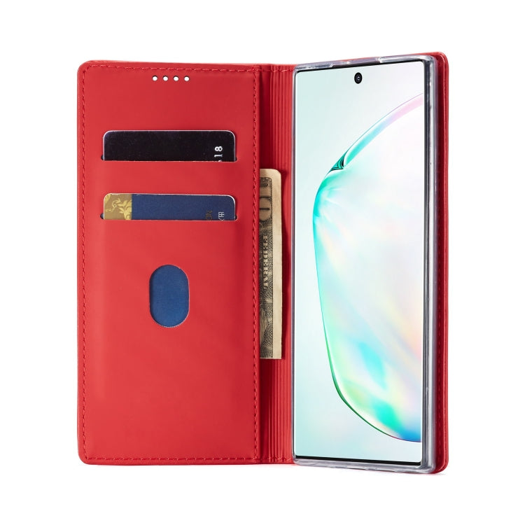 For Galaxy Note 10 Plus LC.IMEEKE LC-002 Series Skin Hand Feeling PU + TPU Horizontal Flip Leather Case with Holder & Card Slot & Wallet