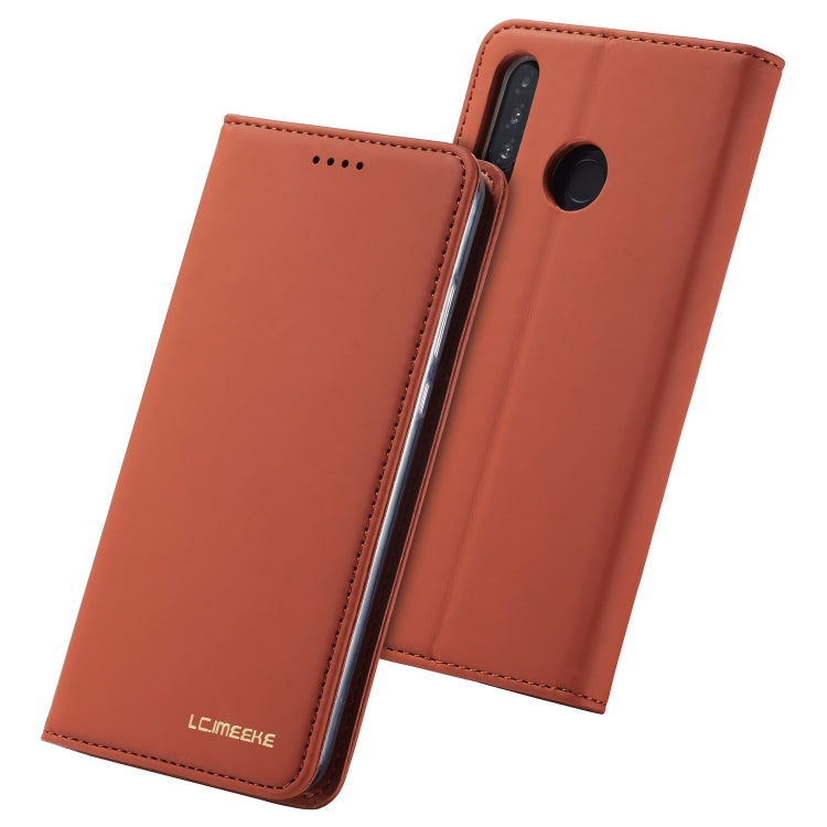 For Huawei P30 Lite LC.IMEEKE LC-002 Series Skin Hand Feeling PU + TPU Horizontal Flip Leather Case with Holder & Card Slot & Wallet