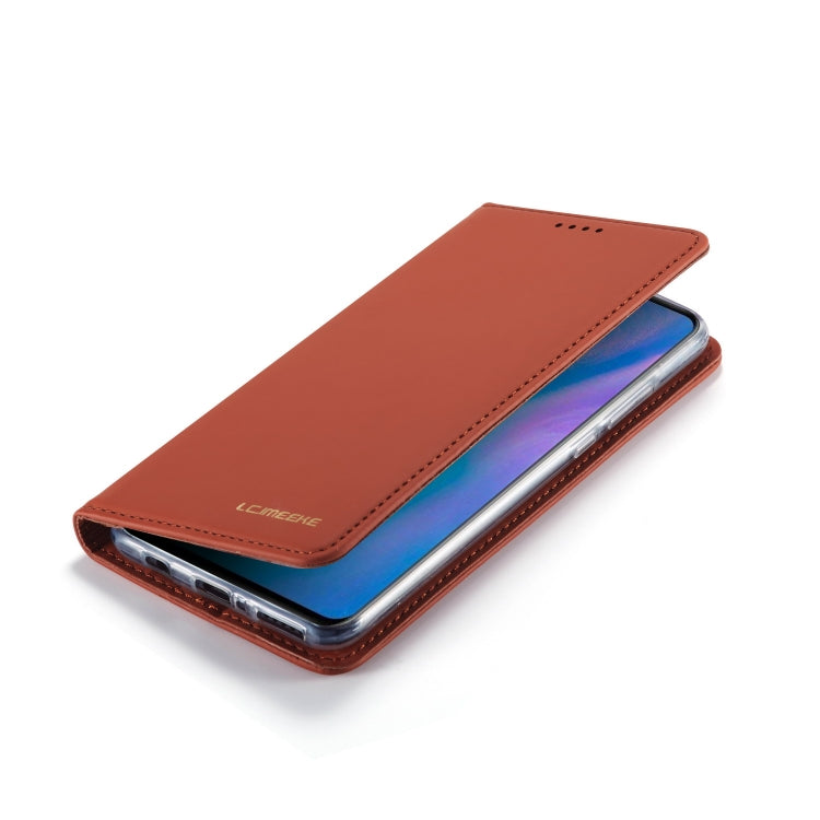 For Huawei P30 Lite LC.IMEEKE LC-002 Series Skin Hand Feeling PU + TPU Horizontal Flip Leather Case with Holder & Card Slot & Wallet